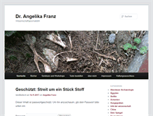 Tablet Screenshot of angelika-franz.net